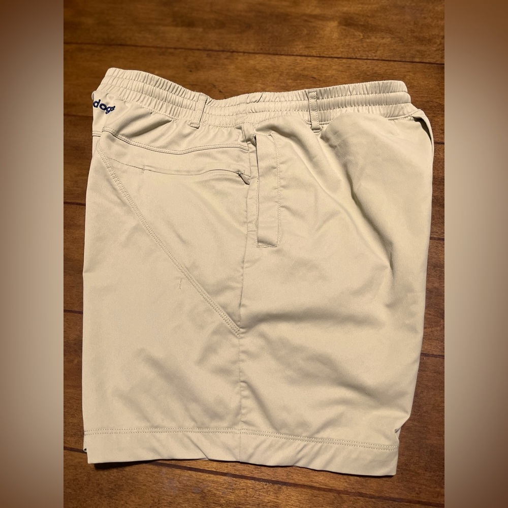Beige Birddogs  Athletic lined Shorts